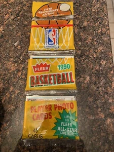 1990-91 Fleer NBA Basketball Sealed 45 Card Rack Pack Mint RCS & stars Jordan ? - Picture 1 of 1