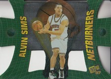 1997 Press Pass Net Burners #NB16 Alvin Sims