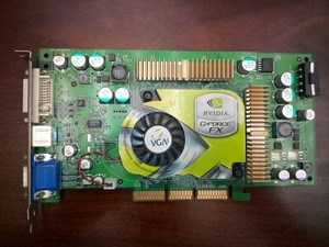 NVIDIA GeForce FX5900 FX 5900 128MB AGP Retro Gaming Video Graphics Card VGA DVI