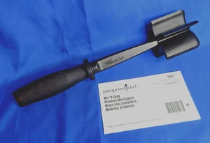 Fine PAMPERED CHEF # 2583 MIX 'N CHOP con PAPELEO/INSTRUCCIONES - Imagen 1 de 10