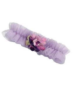 Lillian Rose Purple Lavender Tulle Garter Prom or Wedding - Picture 1 of 2