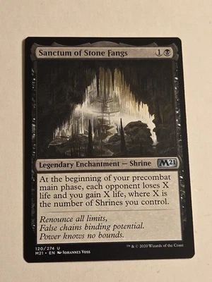 Sanctum of Stone Fangs X1 M21 MTG Core Set 2021 - Image 1 of 2