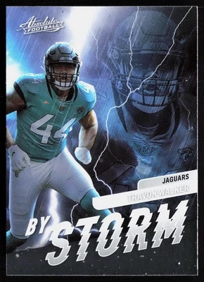 2022 Panini Absolute By Storm Travon Walker #BST-17 Jacksonville Jaguars - Image 1 of 2