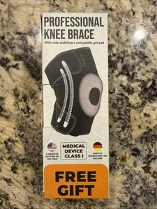 DR. BRACE Elite Knee Brace With Side Stabilizers & Patella Gel Pad. XL - Picture 1 of 6