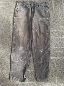 Vintage Carhartt braune Doppelkniehose Damengröße 8 Maße 31 x 29 - Bild 1 von 9