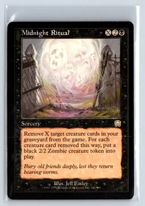 Midnight Ritual – Mercadian Masques – MTG Magic the Gathering Card - Picture 1 of 5