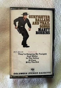 Gunfighter Ballads and Trail Songs Marty Robbins - Cassette Tape Untested - Picture 1 of 3