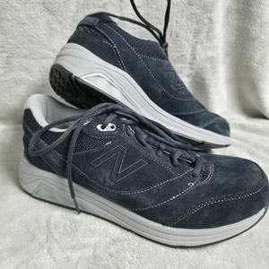 New Balance 928v3 Womens Walking Shoes Navy Suede Size 7.5 Wide Motion Control - Picture 1 of 9