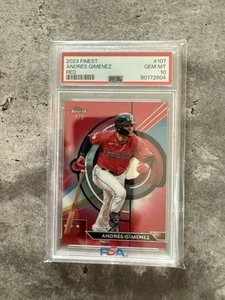 Finest Red Refractor 2023 Andres Giménez #107 PSA 10 Pop 1/5 - Imagen 1 de 2