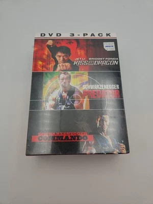 DVD 3 - PACK  Predator / Kiss Of The Dragon / Commando) 3 DVD - Box SET - Image 1 of 3