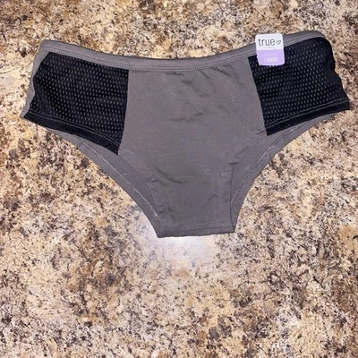 True By Rue21 Rare Womens Panty Underwear Boyshort Large LG L Mesh Side Panels - Image 1 of 4