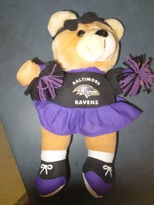 OSO ANIMADOR BALTIMORE RAVENS NFL COSAS BUENAS 13" PELUCHE 2002 - Imagen 1 de 4