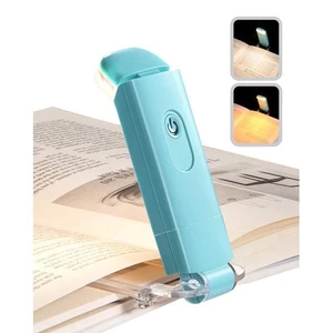 Amber Book Light, Rechargeable Book Light for Reading in Bed, Clip on Book Light - Picture 1 of 12