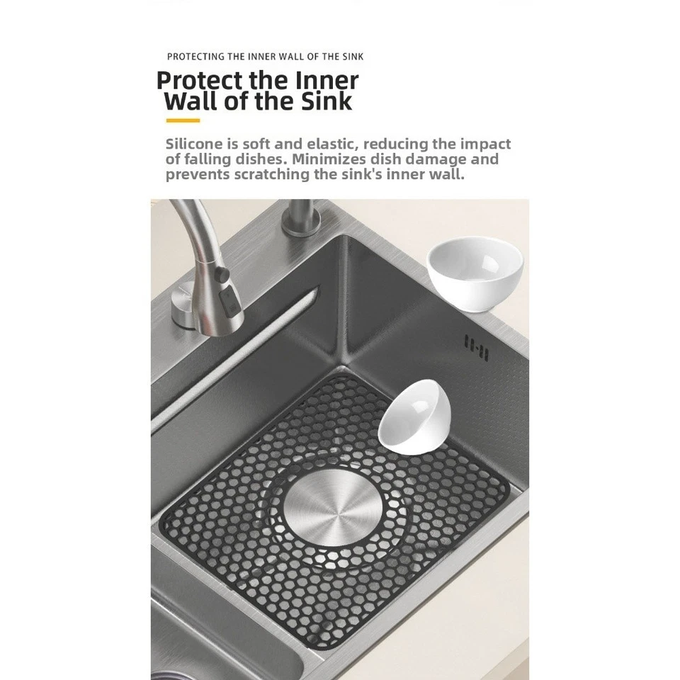 Anpassbare Zuschneidbare Silikon Spülmatte Spülmatte Fleckenresistent - Bild 1 von 4