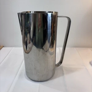 Polar Stainless Steel Heavy Duty Pitcher. USA made. 11.5 Inches Tall Scratched - Picture 1 of 13