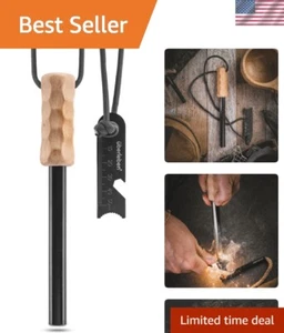 Waterproof Kräftig Fire Starter – 20K Strikes with Paracord Lanyard and Striker - Picture 1 of 8