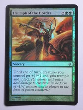 Triumph of the Hordes Foil New Phyrexia  English MTG Magic EX