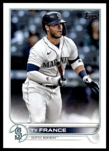 2022 Topps Baseball Card Ty France Seattle Mariners #327