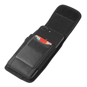 Vertical/Horizontal Universal 6.5in Mobile Holster Waist Belt Clip Holder Pouch - Picture 1 of 22