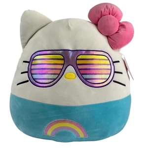 Sanrio Squishmallows Hello Kitty 20 Zoll Sonnenbrille Sommer Plüsch SIL-34947 selten neu - Bild 1 von 12
