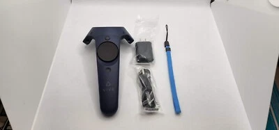 NEW HTC Vive Pro 2.0 Blue Controller w/ Genuine USB Charger/Cord/Strap SteamVR