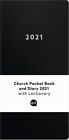 Church Pocket Book and Diary 2021 Black 9780281084487 | Brand New