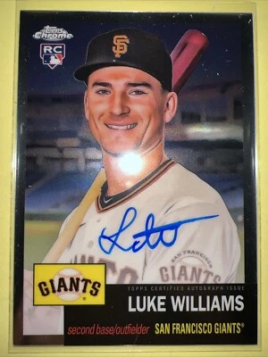 2022 Topps Chrome Platinum Anniversary #CPA-LWI LUKE WILLIAMS RC Auto - Image 1 of 2