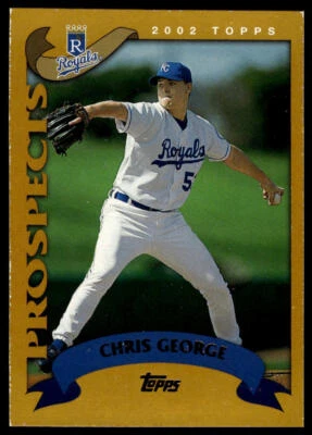 2002 Topps #308 Chris George Kansas City Royals - Image 1 of 2