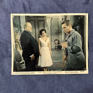 Cat On a Hot Tin Roof 1958 Lobby Card Elizabeth Taylor, Burl Ives Paul Newman - Picture 1 of 2