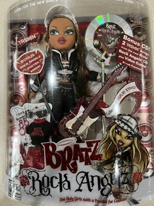 Bratz Rock Angelz Yasmin 2005 Originale Nuovo in Scatola con CD e Poster Vintage - Foto 1 di 9