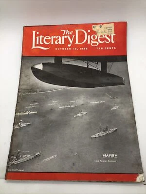 The Literary Digest Magazine   October 12,1935   US Fleet    - Image 1 of 4