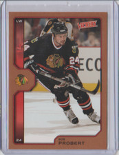 2002-03 Upper Deck Victory Bronze Parallel #49 Bob Probert Chicago Blackhawks