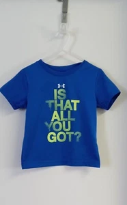 Under Armor Heat Gear Toddler Boys Blue T Shirt Size 2T - Picture 1 of 4