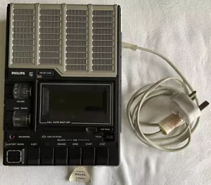 Grabadora de casete automática portátil coleccionable vintage “Philips N2213” - Imagen 1 de 17