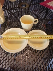 Vintage Prolon Ware MADE IN USA  Coffee Tea  #9904 5.5 bowls 4.5 bowls cafeteria - Picture 1 of 7