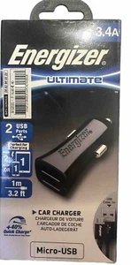 Energizer Charger voiture 2 USB + 1 câble micro USB - Foto 1 di 2