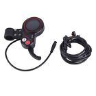 E-Bike Display Thumb Throttle 6 pin Speedometer Control 60V for Electric Scooter