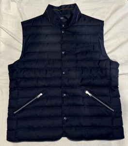 Polo Ralph Lauren Men's Walbrook Reversible Goose Down Vest Navy Size L - Picture 1 of 13