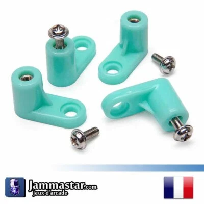 Pieds de PCB Bleus - Screw in PCB feet blue (x4) - Samducksa / Crown