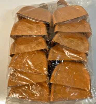 Paquete de 12 campanas musicales naranjas de tres pulgadas para hacer ruido de cencerros de metal nuevas Foto 1 de 4