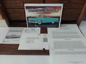 Danbury Mint 1955 Ford Thunderbird Brochure & Order Form Mailer - Picture 1 of 6