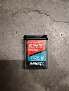 Makita A-96671 15 Piece PH2 1/4" Hex Shank ImpactX Driver Bits - Picture 1 of 3