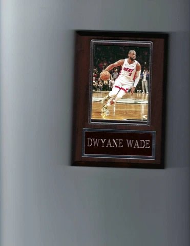 DWYANE WADE PLAQUE MIAMI HEAT BASKETBALL NBA WITH BALL Cover
