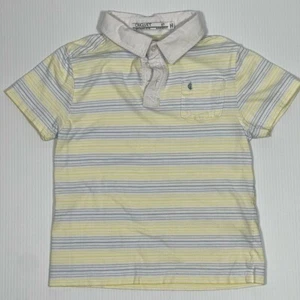 Criquet Boys Boys Vintage Stripe- Blue, White, and Yellow - Size 6/7 - Picture 1 of 4