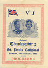 1945 Great Britain - VJ Day Thanksgiving Service souvenir program