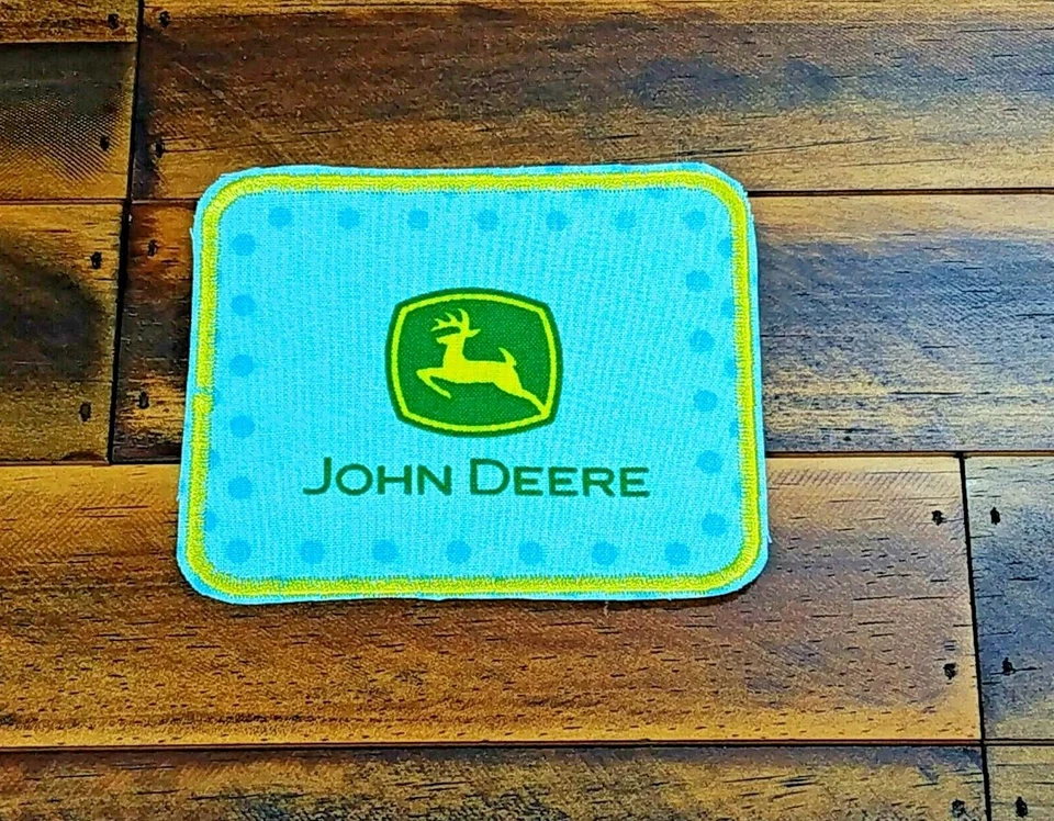 John Deere Patch Iron-On John Deer Logo Applique Embroidered Patch  - Image 1 of 1