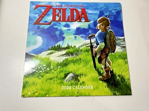 Zelda 2020 Wall Calendar Video Game The Legend of Zelda Abrams Nintendo - Picture 1 of 17