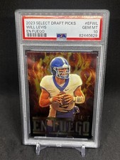Will Levis 2023 Panini Select Draft Picks En Fuego PSA 10 Tennessee Titans
