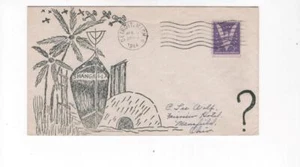 Patriotic cover, "Shangri-la?," Swartz cachet, Detroit cancel, 1944 - Picture 1 of 1