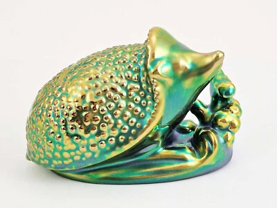 Фигурка ежика с веткой Zsolnay Eosin - Изображение 1 из 4